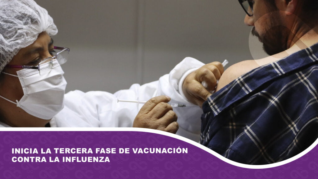 Inicia la tercera fase de vacunación contra la Influenza