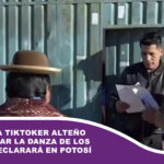 Notifican a tiktoker alteño por denigrar la danza de los mineros, declarará en Potosí 