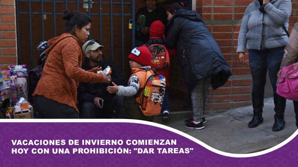 Vacaciones de invierno comienzan hoy con una prohibición: «dar tareas»