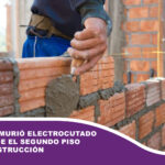 Un albañil murió electrocutado y cayó desde el segundo piso de una construcción