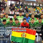 Bolivia F.C. Campeón de la Copa América de Potreros en Buenos Aires
