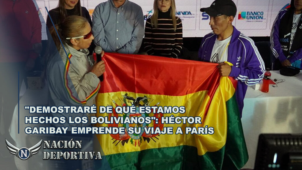 «Demostraré de qué estamos hechos los bolivianos»: Héctor Garibay emprende su viaje a París