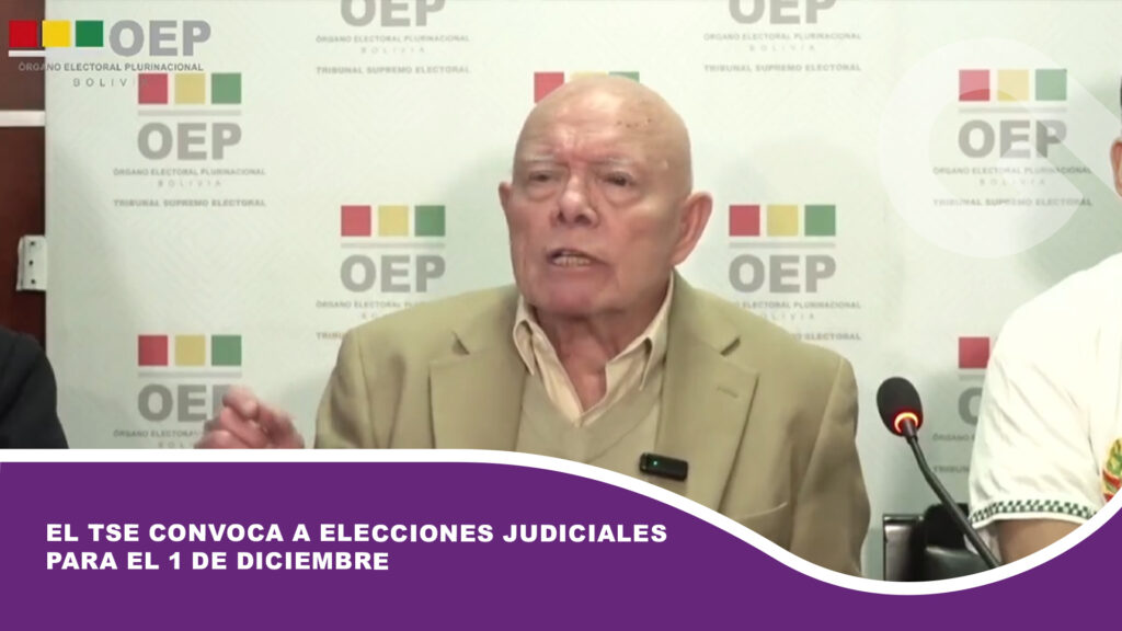 El TSE convoca a elecciones judiciales para el 1 de diciembre