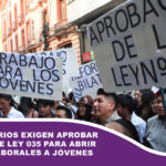 Universitarios exigen aprobar proyecto de Ley 035 para abrir espacios laborales a jóvenes