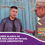 Tiktoker Rubén Blanco se abstiene de declarar en Potosí, pero dice estar arrepentido