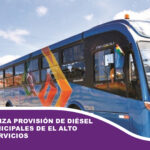 ANH garantiza provisión de diésel y buses municipales de El Alto retoman servicios