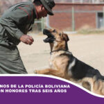 Agentes caninos de la Policía Boliviana se jubilan con honores tras seis años de servicio