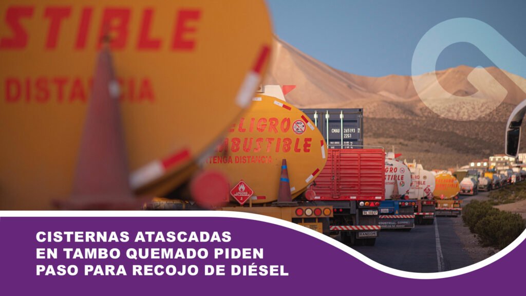 Cisternas atascadas en Tambo Quemado piden paso para recojo de diésel