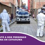 Hombre mató a dos personas e hirió a una en Cotahuma