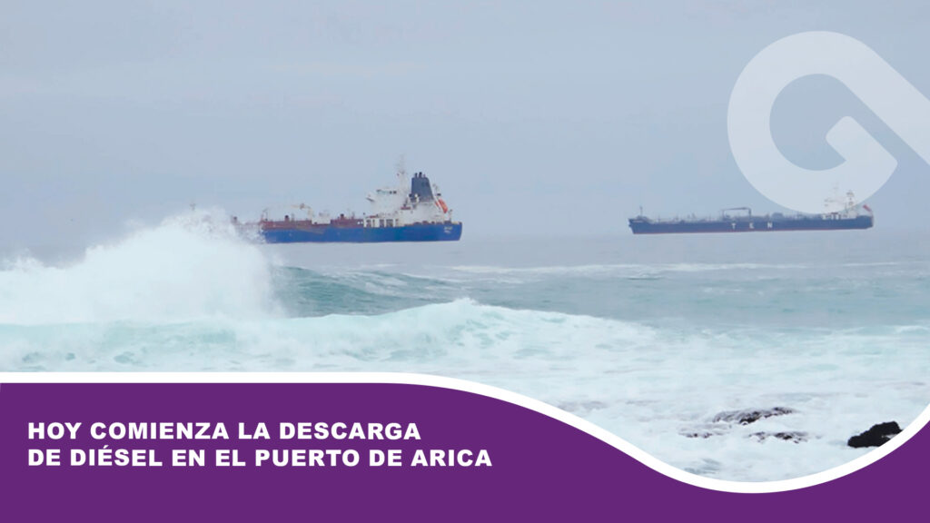 Hoy comienza la descarga de diésel en el Puerto de Arica