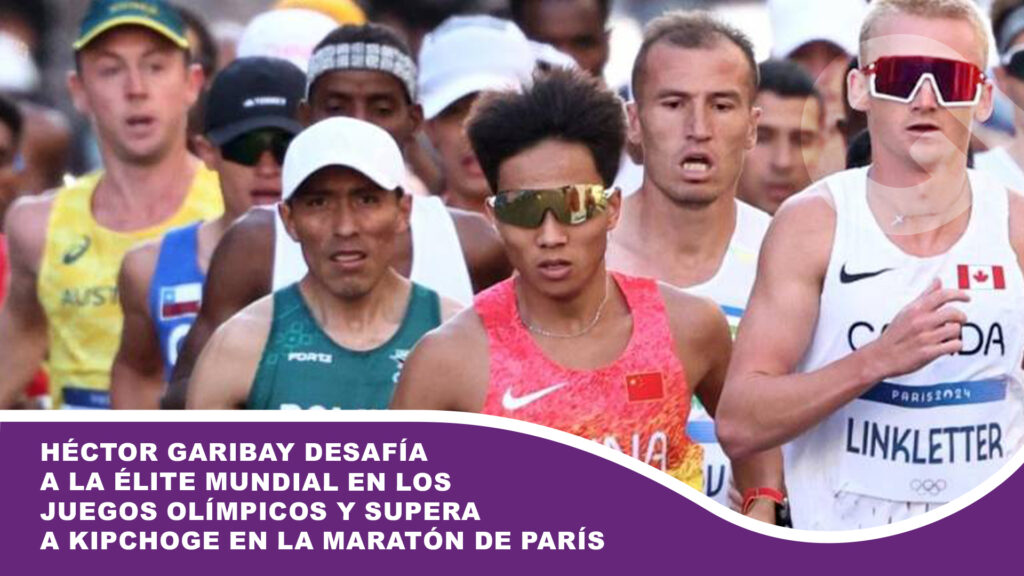 Héctor Garibay desafía a la élite mundial en los Juegos Olímpicos y supera a Kipchoge en la maratón de París