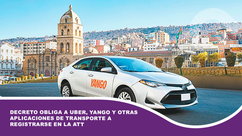 Decreto obliga a Uber, Yango y otras aplicaciones de transporte a registrarse en la ATT