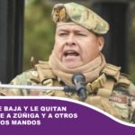 FFAA dan de baja y le quitan el uniforme a Zúñiga y a otros cuatro altos mandos