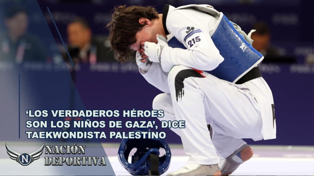 ‘Los verdaderos héroes son los niños de Gaza’, dice taekwondista palestino