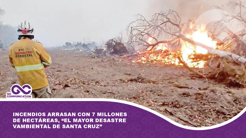 Incendios arrasan con 7 millones de hectáreas, “el mayor desastre ambiental de Santa Cruz”