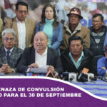 Nueva amenaza de convulsión del evismo para el 30 de septiembre