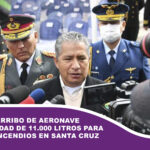 Anuncian arribo de aeronave con capacidad de 11.000 litros para combatir incendios en Santa Cruz