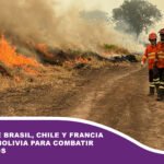 Bomberos de Brasil, Chile y Francia llegarán a Bolivia para combatir los incendios