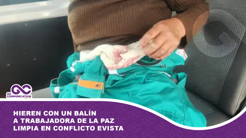 Hieren con un balín a trabajadora de La Paz Limpia en conflicto evista