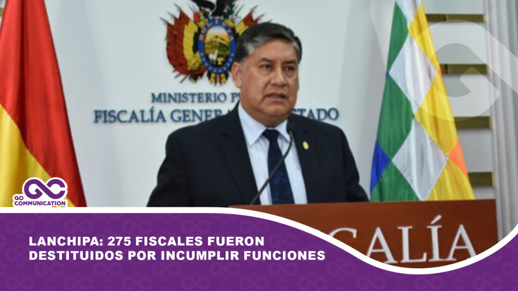 Lanchipa: 275 fiscales destituidos por incumplir funciones