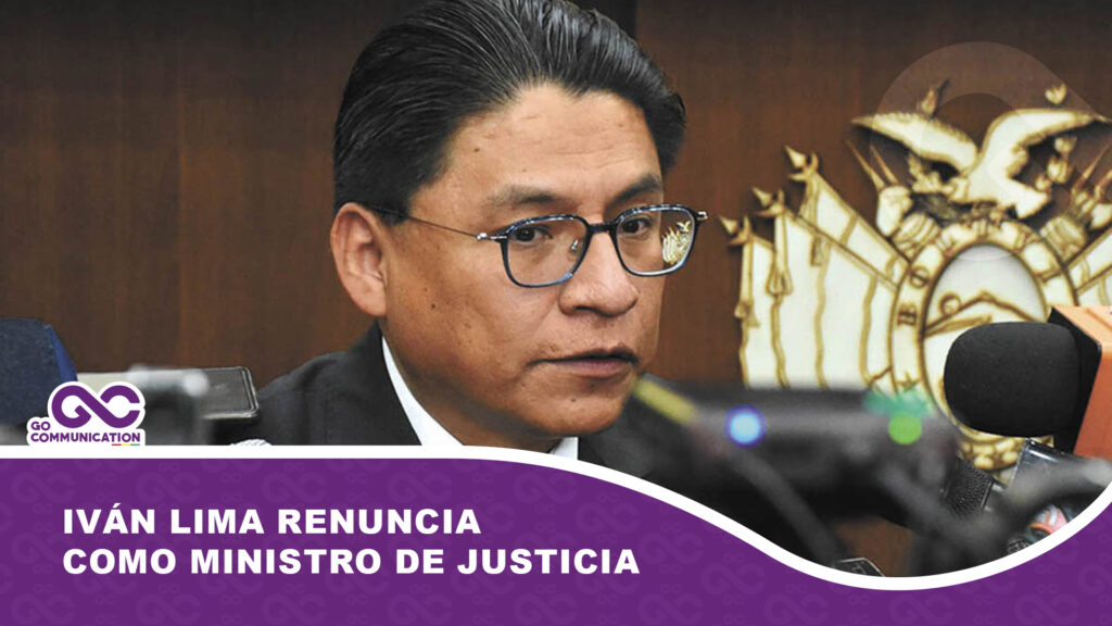 Iván Lima renuncia como Ministro de Justicia