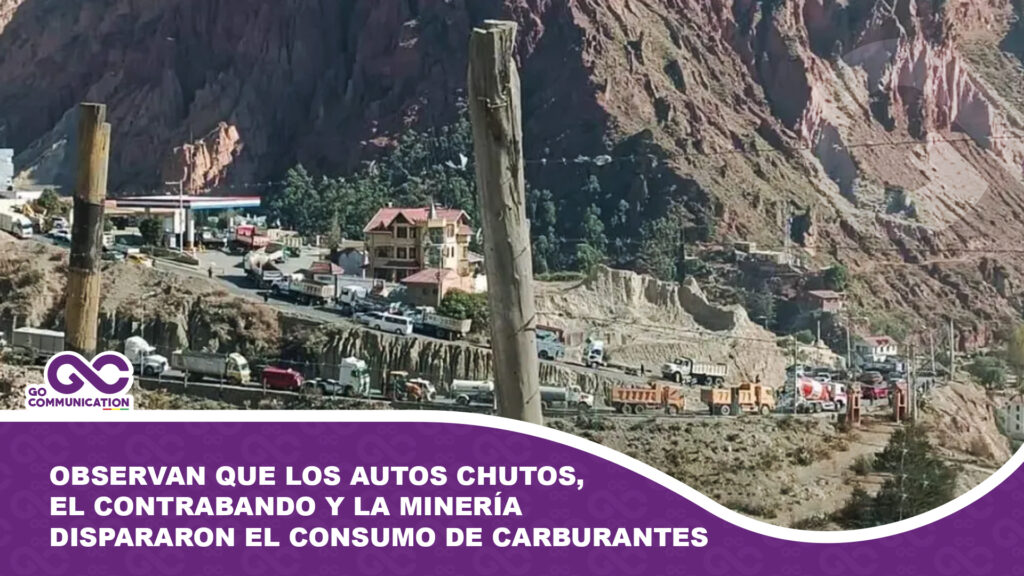 Observan que los autos chutos, el contrabando y la minería dispararon el consumo de carburantes