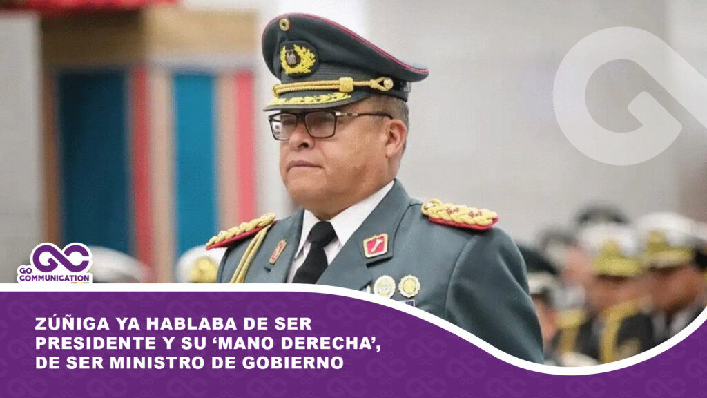 Zúñiga ya hablaba de ser presidente y su ‘mano derecha’, de ser Ministro de Gobierno, según sus camaradas