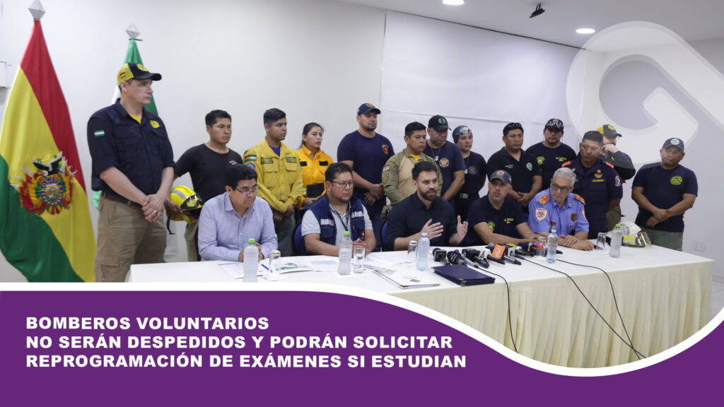 Bomberos voluntarios no serán despedidos y podrán solicitar reprogramación de exámenes si estudian