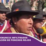 Dirigente denuncian infiltrados en movilización de Ponchos Rojos