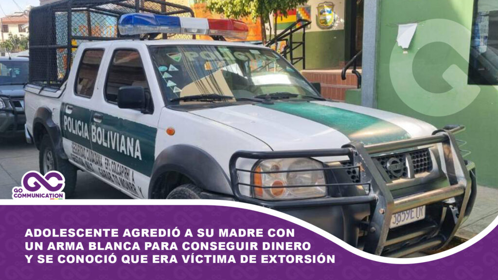 Adolescente agredió a su madre con un arma blanca para conseguir dinero y se conoció que era víctima de extorsión