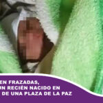 Envuelto en frazadas, hallan a un recién nacido en cercanías de una plaza de La Paz