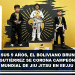 A sus 9 años, el boliviano Bruno Gutiérrez se corona campeón mundial de Jiu Jitsu en EE.UU.