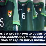 Bolivia apuesta por la juventud y lidera con Villegas: once legionarios y promedio de edad de 24,3 en nueva nómina