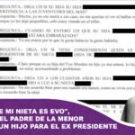 «EL PAPÁ DE MI NIETA ES EVO», CONFIRMA EL PADRE DE LA MENOR QUE TUVO UN HIJO PARAEL EX PRESIDENTE