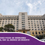 Un hotel de diez pisos se derrumba en Argentina, hay al menos un muerto