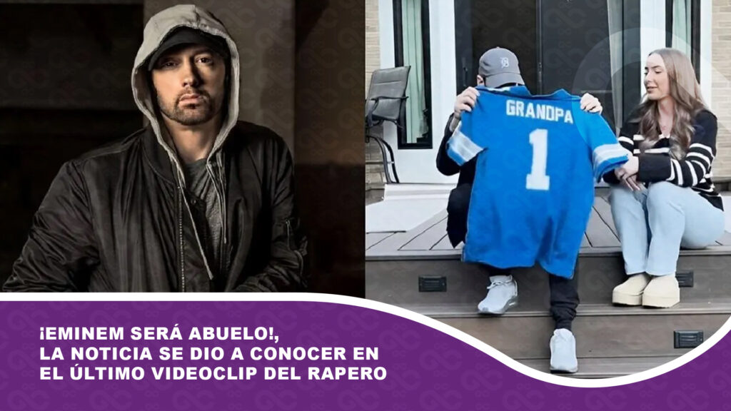 ¡Eminem será abuelo!, la sorpresiva noticia se dio a conocer en el último videoclip del rapero