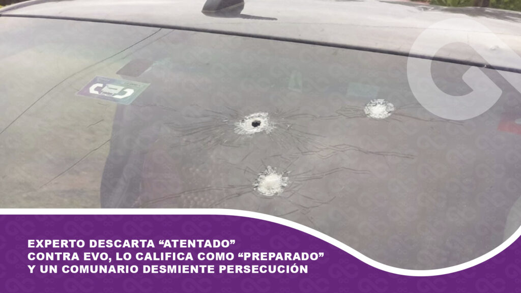 Experto descarta “atentado” contra Evo, lo califica como “preparado” y un comunario desmiente persecución