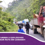 Evistas recurren a explosivos para bloquear ruta en Caranavi