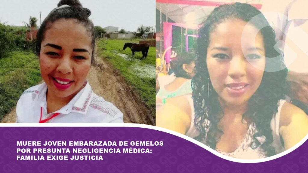 Muere joven embarazada de gemelos en presunta negligencia médica: Familia exige justicia