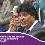 Revelan cobro de Bs 300 diarios a bloqueadores ordenado por Evo Morales