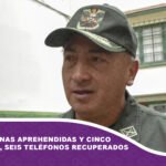 Ocho personas aprehendidas, cinco arrestadas y seis teléfonos recuperados, tras operativo