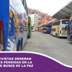 Bloqueos evistas generan millonarias pérdidas en la Terminal de Buses de La Paz