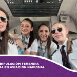 Vuelo con tripulación femenina hace historia en aviación nacional