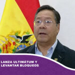 Presidente lanza ultimátum y exige a Evo levantar bloqueos