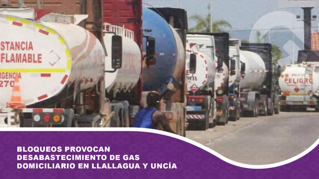 Bloqueos provocan desabastecimiento de gas domiciliario en Llallagua y Uncía