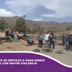 En el bloqueo se empieza a usar armas y a amenazar con mayor violencia