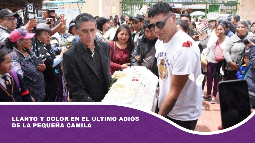 Llanto y dolor en el último adiós de la pequeña Camila