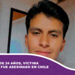 Boliviano de 24 años, víctima de atraco, fue asesinado en Chile