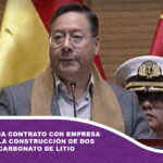 Bolivia firma contrato con empresa china para la construcción de dos plantas de carbonato de litio