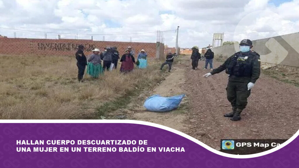 Hallan cuerpo descuartizado de una mujer en un terreno baldío en Viacha